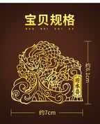 Water-Repellent Beast Bathroom Metal Sticker in the Northwest Corner, Water-Absorbing Beast Ornament, Toilet Problem Hanging Decoration, Kitchen and Toilet Same Palace