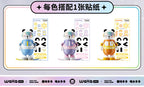 waka Panda Insulated Cup for Men and Women, High-Value Cartoon Trendy Toy Figurine, Ceramic Inner Liner, Food-Grade Children's Water Cup