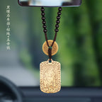 Taoist Jewelry Brass Wu Wealth God Zhao Gongming Token Pendant Wholesale Portable Car Keychain Copper Plaque Ornament