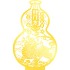 Fortune-Attracting Pixiu Stickers for Living Room Southeast Wealth Position Ornaments Home Wealth-Gathering Metal Stickers Office Store Stickers Wholesale