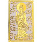 Metal Sticker of Great Compassion Bodhisattva for Phone Case, Computer, Living Room, Creative Portrait, Buddha Statue Pendant Wholesale