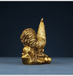 Copper Rooster Ornament Copper Rooster Zodiac Rooster Craft Home Decoration Ornament Gift