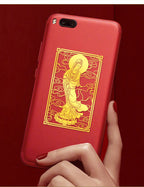 Metal Sticker of Great Compassion Bodhisattva for Phone Case, Computer, Living Room, Creative Portrait, Buddha Statue Pendant Wholesale