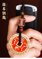 Cinnabar Zhang Tianshi Copper Coin Zhiwei Taiji Bagua Evil-Repelling Victory Coin Beidou Seven Stars Peace Coin Ancient Coin Wholesale