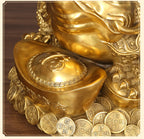 Brass Golden Toad Ornament Home Office Money Toad Craft Decoration Company Housewarming Opening Gift