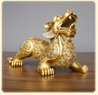 Copper Pixiu Figurine Craft Business Office Decoration Home Living Room Decoration Housewarming Opening Gift Figurine