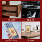 Taoist2026Wenzhe General Gold Card Year of the Horse Zodiac Mascot Rat Ox Rabbit Tai Sui Copper Card Wholesale