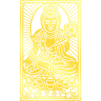 Zodiac Guardian Metal Stickers for Mobile Phones - Eight Guardians, Maitreya, Avalokiteshvara, Tathagata, Samantabhadra, Manjushri
