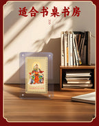Taoist2026Wenzhe General Gold Card Year of the Horse Zodiac Mascot Rat Ox Rabbit Tai Sui Copper Card Wholesale