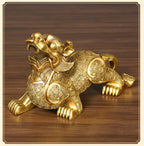 Copper Pixiu Figurine Craft Business Office Decoration Home Living Room Decoration Housewarming Opening Gift Figurine