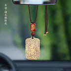Taoist Jewelry Brass Wu Wealth God Zhao Gongming Token Pendant Wholesale Portable Car Keychain Copper Plaque Ornament