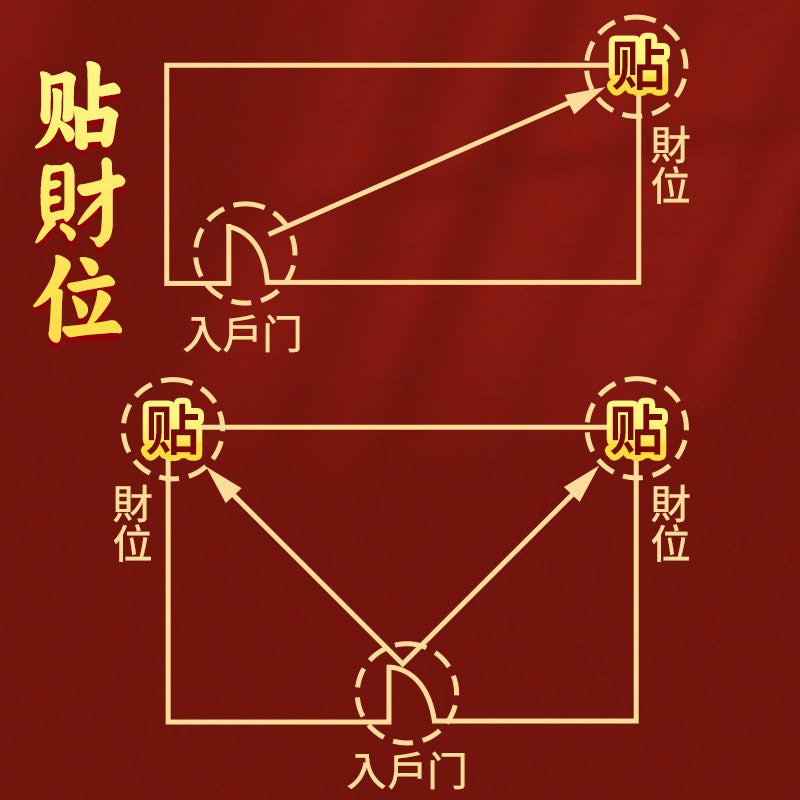 Three-Legged Golden Toad Wealth and Prosperity Phone Sticker Toad Metal Sticker Living Room Entrance Decoration Gold Piece Wholesale Ornament