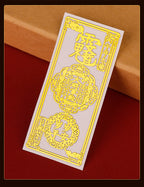 Taoist Philosophy General Tai Sui Phone Sticker2026Metal Stickers for Zodiac Year Protection for Horse, Rat, Ox, and Rabbit