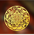Twelve Zodiac Nine Palaces Eight Diagrams Stickers Phone Stickers Back Cover Patterns Peace and Good Luck Computer Stickers Metal Stickers Wholesale