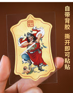 Taoist Master Zhongkui Demon-Slaying Illustration Phone Sticker Office Workplace Object Back Cover uv Wholesale Patchwork Art