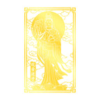 Guanyin Bodhisattva Goddess Phone Sticker Buddha Metal Sticker Childbirth Blessing Good Luck Item Wholesale