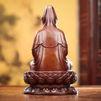 Bronze Guanyin Bodhisattva Statue Home Office Desktop Mini Guanyin Bodhisattva Craft Buddha Ornament