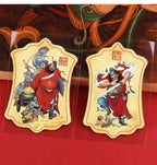 Taoist Master Zhongkui Demon-Slaying Illustration Phone Sticker Office Workplace Object Back Cover uv Wholesale Patchwork Art