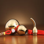 Brass Gourd Pendant Home Decoration Hanging Ornament Creative Open Gourd Small Accessories Gift Display Piece