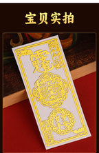 Taoist Philosophy General Tai Sui Phone Sticker2026Metal Stickers for Zodiac Year Protection for Horse, Rat, Ox, and Rabbit