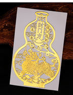 Fortune-Attracting Pixiu Stickers for Living Room Southeast Wealth Position Ornaments Home Wealth-Gathering Metal Stickers Office Store Stickers Wholesale
